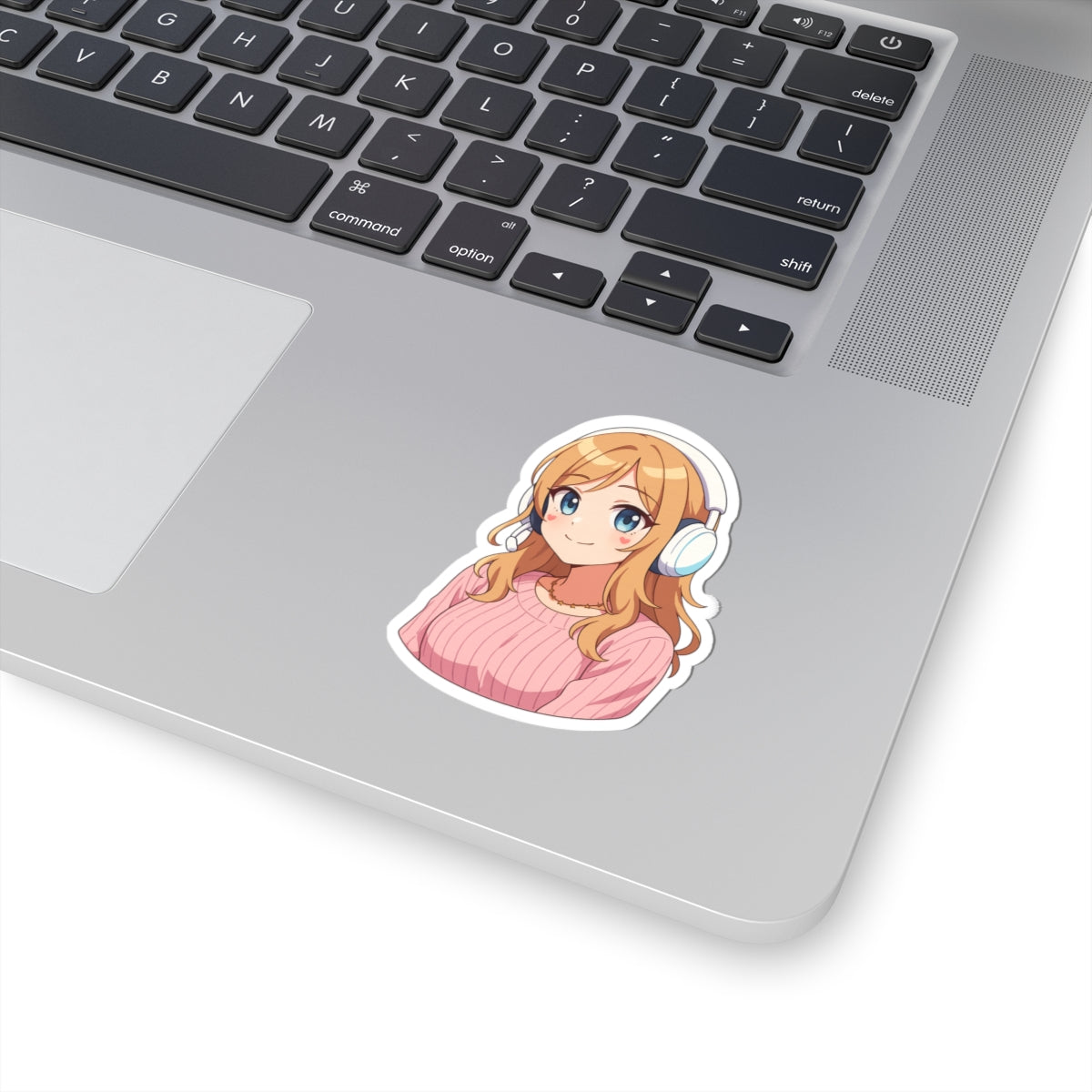 JEMX Anime Girl Stickers - Headphones Girl Kiss-Cut Vinyl Sticker