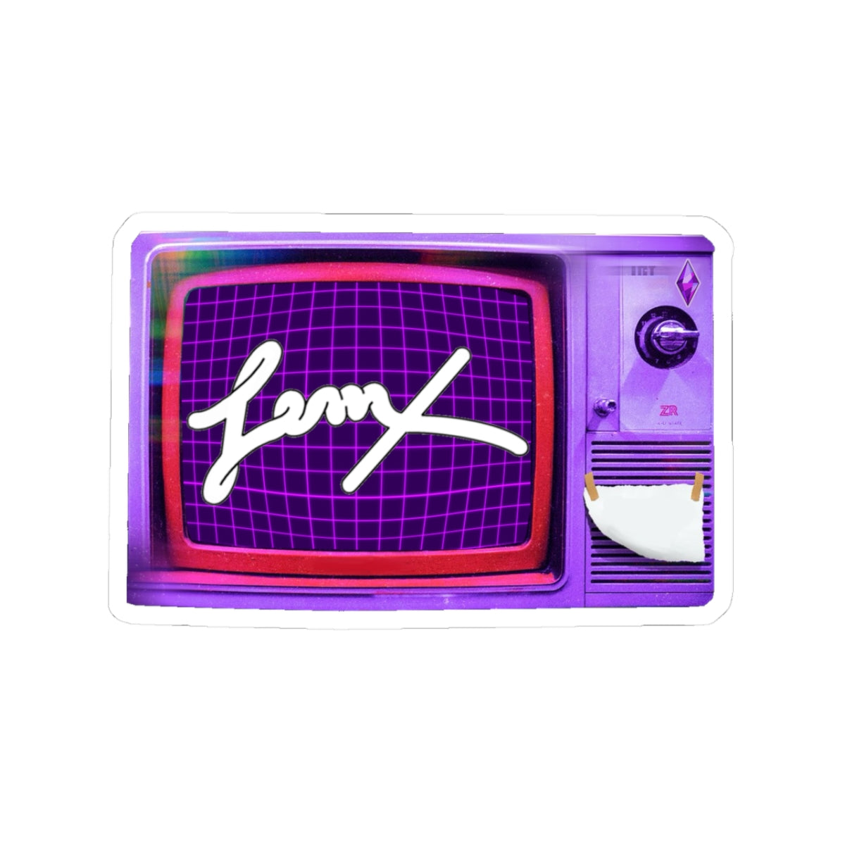 RETRO TV JEMX STICKER