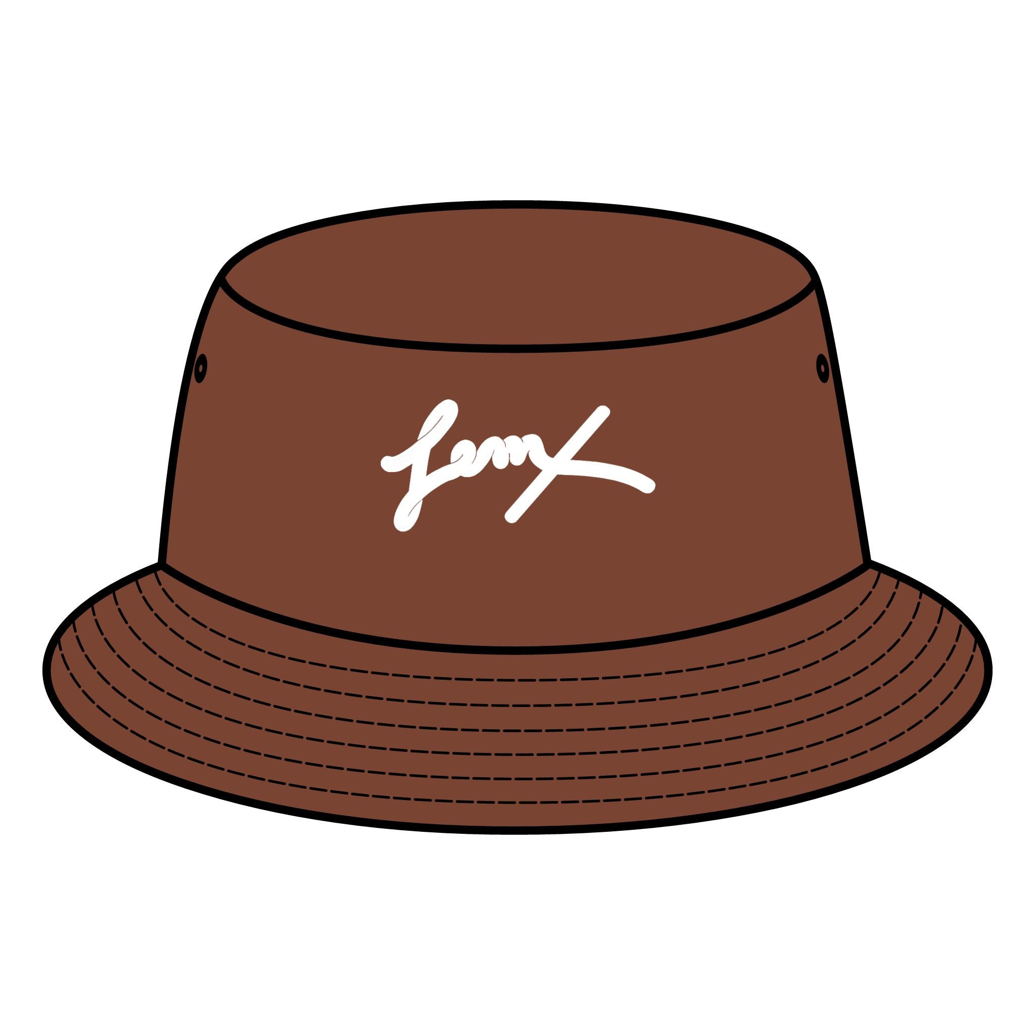 JEMX Trendy Bucket Hat with Signature