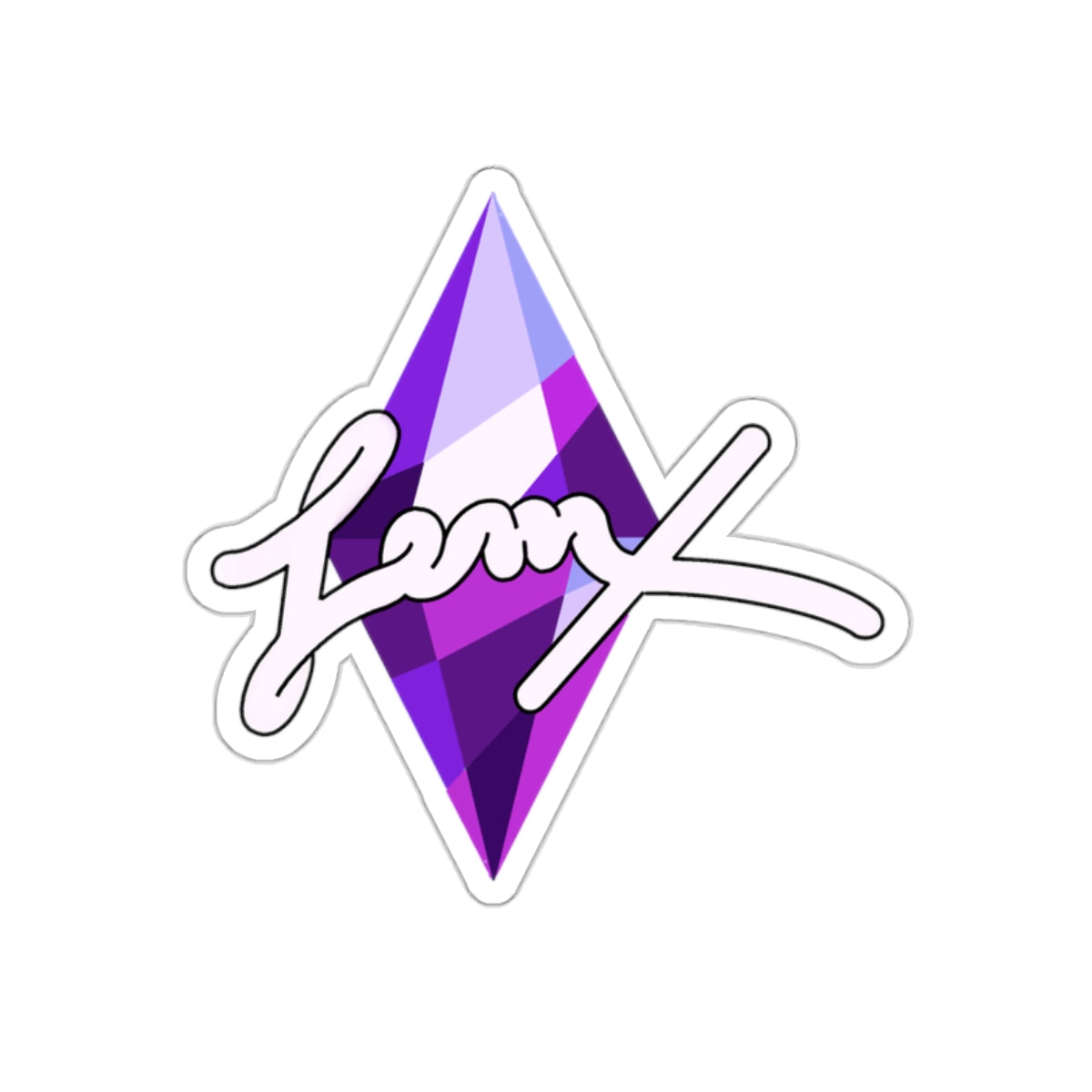 JEMX GAMING DIAMOND STICKER