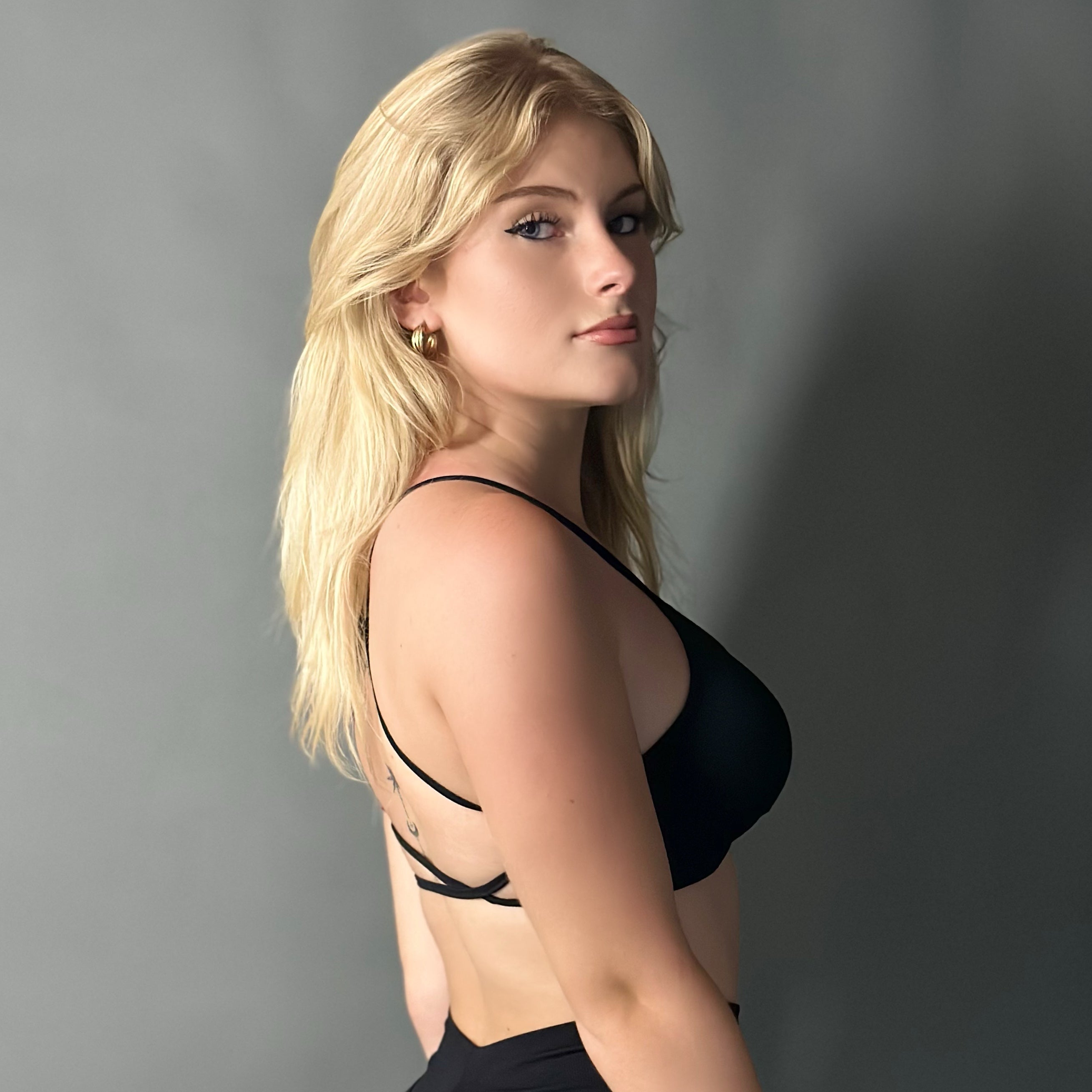 GEMSTONE HIGH IMPACT CRISS CROSS OPEN BACK SPORTS BRA