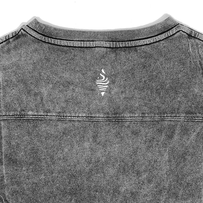 MINIMALISM MEN'S OVERSIZED ACID WASHED VINTAGE LOOSE FIT SHORT SLEEVE GRAPHIC T SHIRT