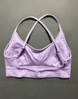 BUBBLEGUM YOGA CRISS CROSS BACK PADDED SPORTS BRA