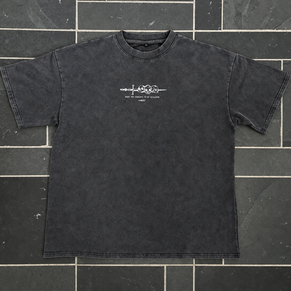 Wings Oversized Acid-Wash Gym Heavyweight Streetwear Tee