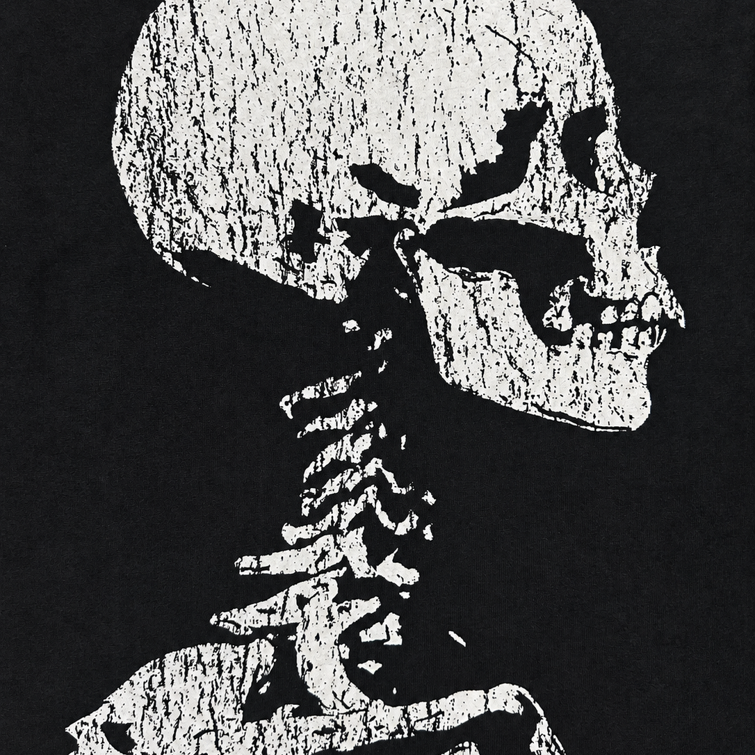 Fearless Skull Streetwear Gym Heavyweight Tee