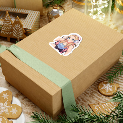 JEMX Streamer Girl Anime Sticker - Kiss-Cut Laptop & Gaming Decal
